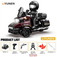 3WD RC Drift Motorcycle Car 2.4G Remote Control Three wheel drive Motor Beetle Model Electric Emulat