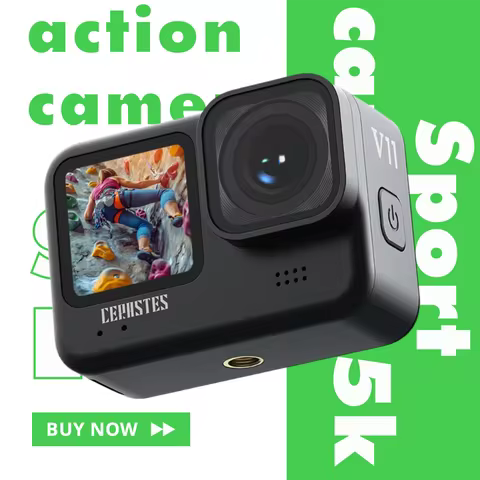action camera 5K Support Wi-Fi and wireless remote control For motorcycle helmets Sport camera Camer