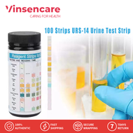 Viancare 100 Strips URS-14 Urine Test Strip for 14 Parameters: robilinogen, Bilirubin,Ketone,Creatin