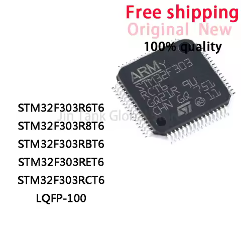 STM32F303RCT6 STM32F303R6T6 STM32F303R8T6 STM32F303RBT6 STM32F303RET6 LQFP IC Chip In Stock Wholesal