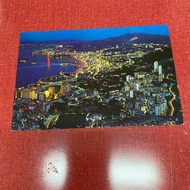 「香港之夜」香港夜景 1980年實寄明信片 冇黃 品相如圖 香港郵票明信片