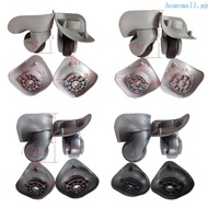HO 1 pair Travel Suitcase Luggage Replacement Parts Universal 360 Degree Swivel Wheel Repair Accesso