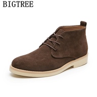 Men Boots Genuine Leather Chukka Boots Men Shoes Winter Shoes Men Snow Boots Snow Boots Heren