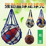 Basketball Bag with Basketball Bag Basketball Mesh Bag Storage Bag Football Mesh Bag and Basketball 
