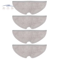 Mop Pad 4 Pack Microfiber Mop Cloth for Roborock S6 S6 Pure S6 MaxV S5 Max S5 Robot Vacuum Cleaner M
