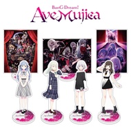 Standee Anime Ave Mujica BanG Dream Sakiko Nyamu Uika Mica model, study table decor, keychain gift a