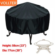1/2/3 Grill Cover Designed For Easy Installation And Removal Fire Table Cover Round BBQ Cover Oxford