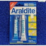 Blue ARALDITE Iron Glue EPOXY 90 Minutes RESIN HARDENER ADHESIVE