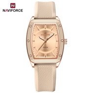 NAVIFORCE 5049 Tonneau Shaped Studded Minimalist Women's Watch