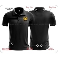 Malaysia Travel Jersey DX1 Harimau Malaya Football Futsal Polo Microfiber Mens Jersey Baju Berkolar Bolasepak Supporter QDP National Team Wear Polo FAM Player