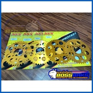 ♚ ↗ ✪ Sss Rear Sprocket 40t / 41t / 42t /43t / 44t /45t -415 Raider150 Carb / Fi
