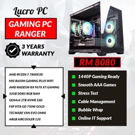 Custom PC Gaming Ranger - Ryzen 7 7800X3D | RADEON RX 9070 XT | 32GB RAM | 2TB SSD