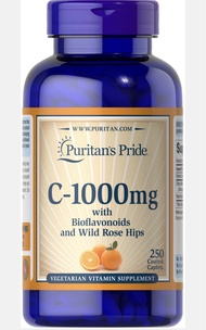 Vitamin C-1000 mg with Bioflavonoids and Rose Hips250  เม็ด Puritan's Pride
