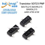 (20-100pcs) BAV70,215 BAV99,215 BAW56,215 A4W A7W A1W SOT23 PNP Power Transistor SMD Chip Triode