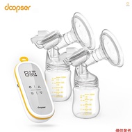 doopser DSP-8009D Double Electric Breast Pump for Breastfeeding Hands Free Breast Pump 3 Modes & 9 S