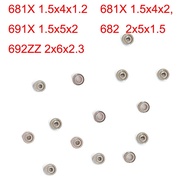 ID 1.5MM 2MM 681X 1.5x4x1.2 681XZZ 1.5x4x2 691X 1.5x5x2 682 2x5x1.5 692 2x6x2.3 Open Type Miniature 