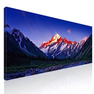 Mountains Painting The Glittering Peaks Of Mont Blanc Illuminated By The Golden Twilight mow9 Pictur