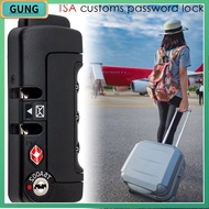 G พกพาสะดวก กระเป๋าเดินทาง การป้องกันความปลอดภัย ป้องกันการโจรกรรม TSA ล็อคศุลกากร รหัสล็อค2หลัก การ TSA708 ล็อครหัสอย่างปลอดภัย