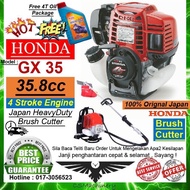 HONDA 100% Original Japan GX35 Brush Cutter 4stroke Engine Made in Japan Mesin Rumput Jepun Tahan Lasak