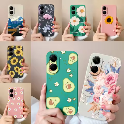 Case For Xiaomi Redmi A5 Colorful Flower Snow Mountain Anti-Fingerprint Durable Capa Bumper For Xiao