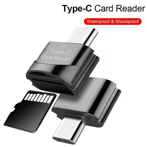 Type C To Micro-SD Adapter OTG Card Reader Mini Card Reader Smart Memory Card Reader Type C TF Adapt