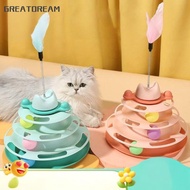 4 Floor Cat Rail - Football Toy for Pets