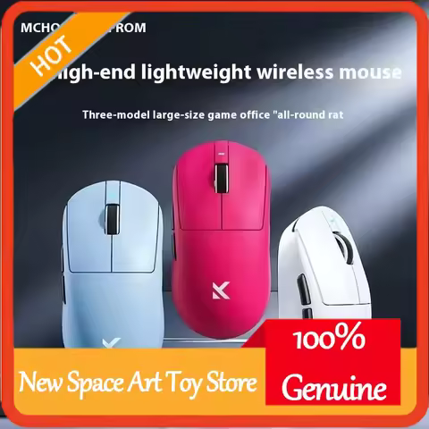 MCHOSE A7 Lightweight Wireless Bluetooth Mouse 3-Mode Ultra Portable Electronic Laptop Mouse for Gam