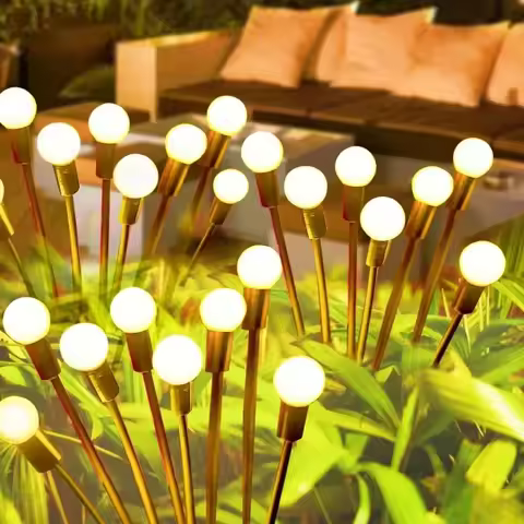 10LEDs Solar Lawn Light Firefly Light IP65 Suitable Outdoor Park Courtyard Path Wedding Festival Atm
