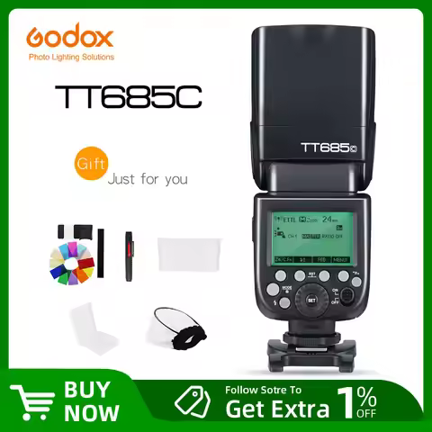 Godox TT685 TT685C TT685N TT685S TT685F TT685O TTL HSS Camera Flash Speedlite for Canon Nikon Sony F