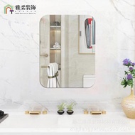 Acrylic Mirror Sticker Bathroom Bedroom Dorm Cosmetic Mirror Self-Adhesive Whole Body Mirror DIYDecorative Soft Mirror