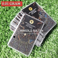 Minigold 0.005 - 0.01 GRAM  ~ Logam Mulia EMAS MINI 0.005 GRAM 0.01 GRAM COSTOM SERIES EMAS MURNI LOGAM MULIA EMAS MINI GOLD MURNI LOGAM MULIA 24KARAT