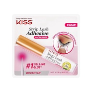 KISS Strip Lash Adhesive, Lash Glue, 24hr Strip Eyelash Adhesive, Clear, Includes Lash Adhesive, Lon
