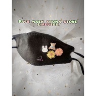 Face mask aroma stone diffuser/aroma stone clip