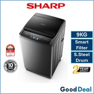 Sharp ES1025X 10KG / ES9025X 9KG / ES721X 7.5KG Fully Auto Washing Machine Mesin Basuh