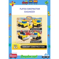 PLAYGO CONSTRUCTION - brick toys - CONSTRUCTION cars - Children's block toys - Children's educationa