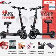 [FREE Gifts] SEALUP Q8 Q13 Waterproof Foldable Electric Scooter 48v500w 30-150KM Folding Electric Bicycle E-Bike