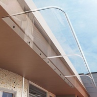 Canopy Eaves transparent eaves Balcony Rainproof Screw install awning rain shield rain cover