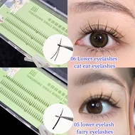 DIY Eyelash Extension,Individual Cluster Lashes False Eyelashes Extension Natural Bottom Lashes indi