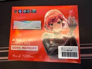 ◆ADATA威剛 Lancer RGB 16GBx2 7200 RGB DDR5(CL34) 記憶體