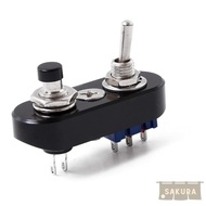 【Dante4】Handle Switch Horn Switch [White or Black/Aluminum Alloy/12V] Bike Switch "Compact Size Bike