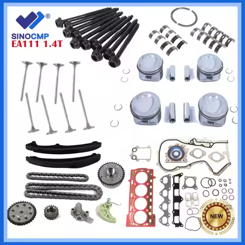 1set Engine Overhaul Rebuild Kit STD For VW AUDI EA111 1.4 TSI CAVD CTHD BLG BMY 036105561C 03C10338