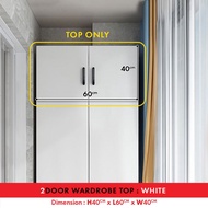 F&F :WARDROBE WITH SHELF / Almari baju /kabinet baju / almari baju budak /Almari Baju Besar