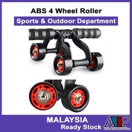 Fitness🏋🏻‍♂️ ABS 4 Wheel Roller ATP Fitness ABS Roller 4 Wheel Abdominal Exercise Gym Fitness