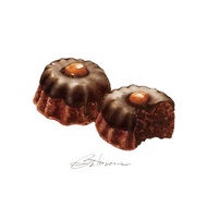南特蛋糕之雪莉南特(傳統法國甜點)濃郁巧克力香滿足您的味蕾