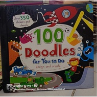 Preloved book--- 100 doodles for you to do (eta4)