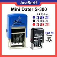 Shiny S300 self inking Mini dater date stamp