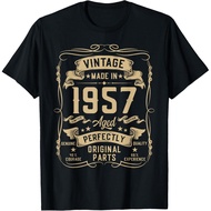Men's cotton T-shirt Vintage 1957 68yr 68th Birthday for Men 68 Years Old T-Shirt