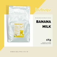1kg Bubuqu Banana Milk Powder Drink - Bubuk Minuman Pisang Susu