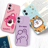 Softcase Square Edge MOTIF - Oppo A3X Casing - Oppo A3X Silicone - Oppo A3X Casing