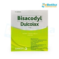 Dulcolax Bisacodyl Tablet 5mg (4pcs Tablet)